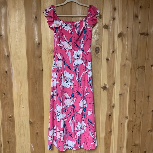 Leith Floral Detail Flower Print Dress *NWOT - Picture 5 of 6
